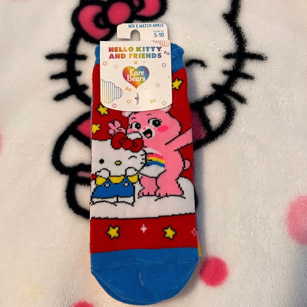 Hello Kitty and friends x Care Bears ankle socks ✨ Brand new with tags ✨